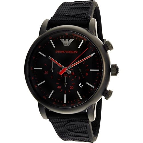 Emporio Armani Luigi Chronograph Black Dial Watch For Men  AR11024