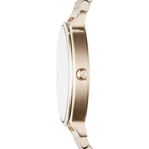 Emporio Armani Dress Quartz Gold Dial Gold Steel Strap Watch For Women - AR11062