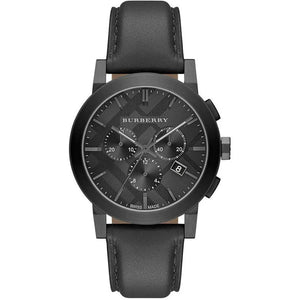 Burberry  Burberry BU9364 Men's The City Black Chronograph 42mm Watch BU9364