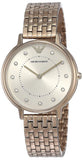 Emporio Armani Dress Quartz Gold Dial Gold Steel Strap Watch For Women - AR11062