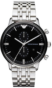Emporio Armani Chronograph Black Dial Watch For Men  AR0389
