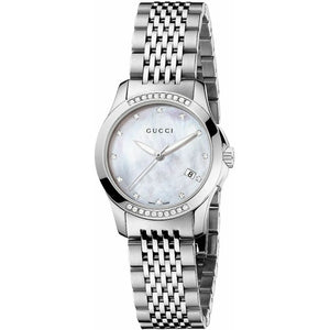 Gucci G-Timeless Quartz Mother of Pearl 27mm YA126510 Ladies’ Watch