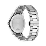 GUCCI  G-Timeless Black Diamond Dial Stainless Steel Unisex Watch YA126456