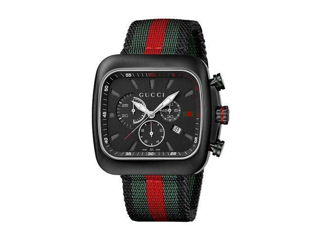Gucci Coupe YA131202 Black Dial Chronograph 45MM SWISS MADE