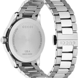 Gucci G Timeless Brown Dial Silver Steel Strap Watch For Men - YA126445