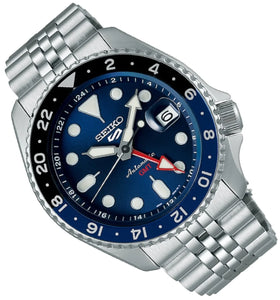 Seiko 5 Sports Blue Dial GMT Automatic 42mm SSK003K1